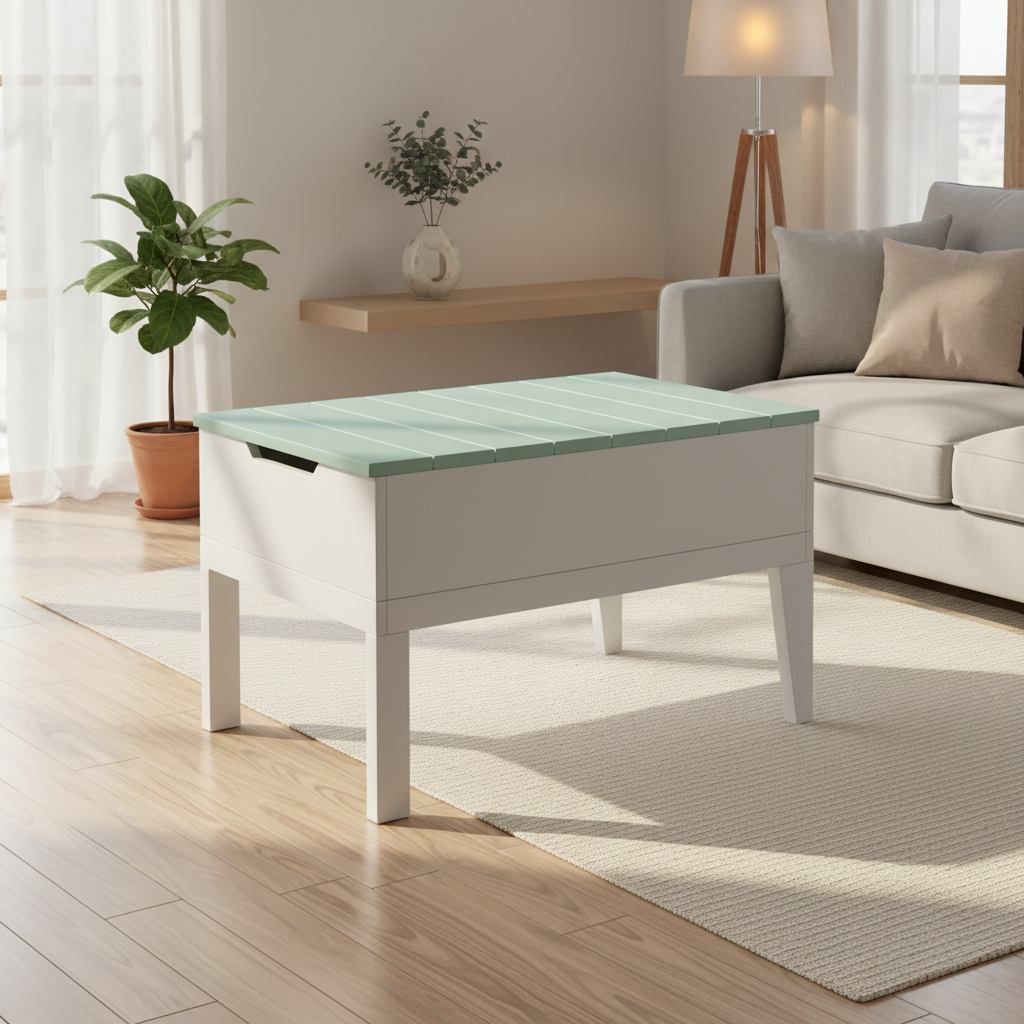 DuraWeather Poly BREEZE DEEP SEAT STORAGE/ICE TABLE