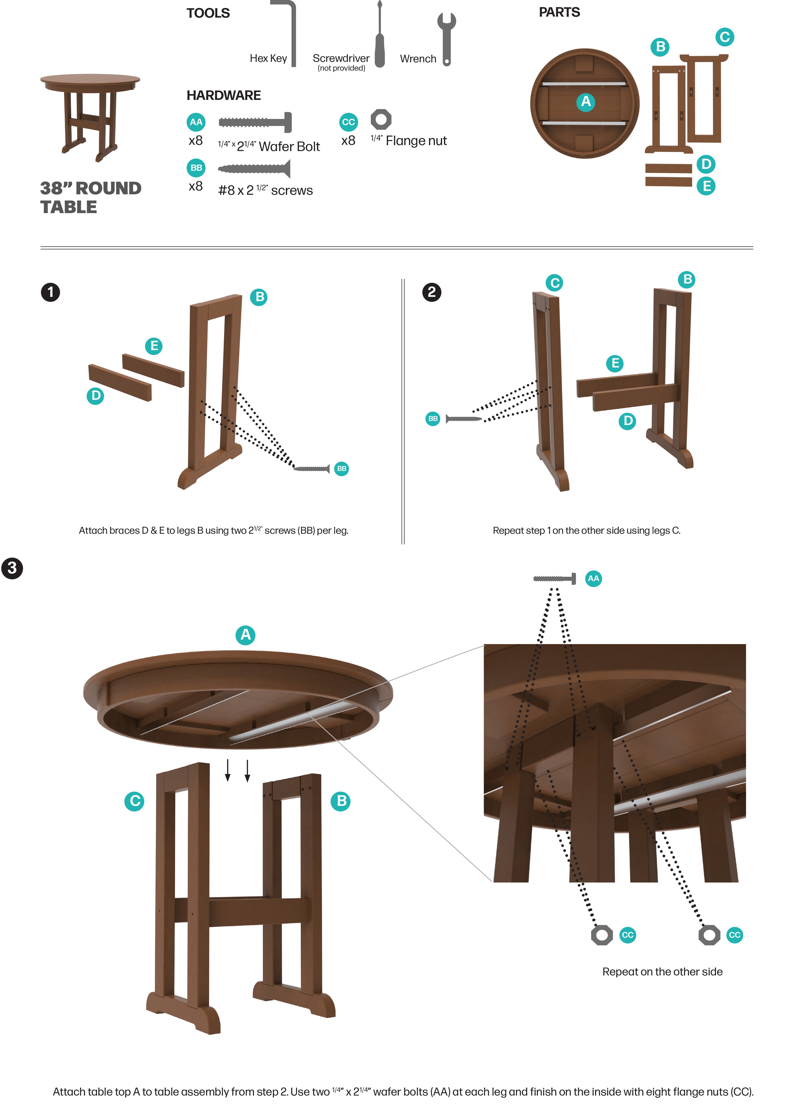 5-Piece Maybeck Adirondack Dining Set - New
