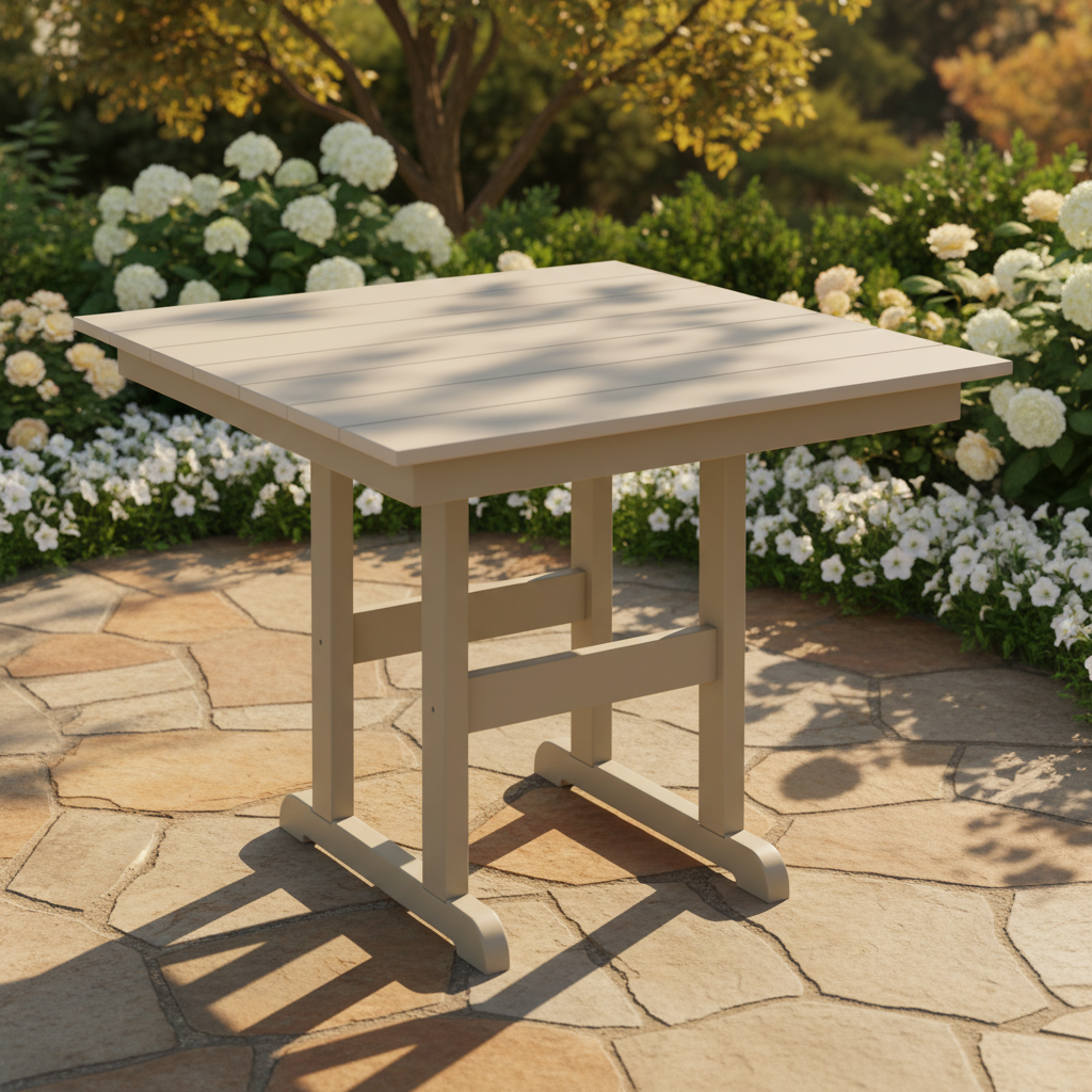 DuraWeather Poly 38 SQUARE TABLE