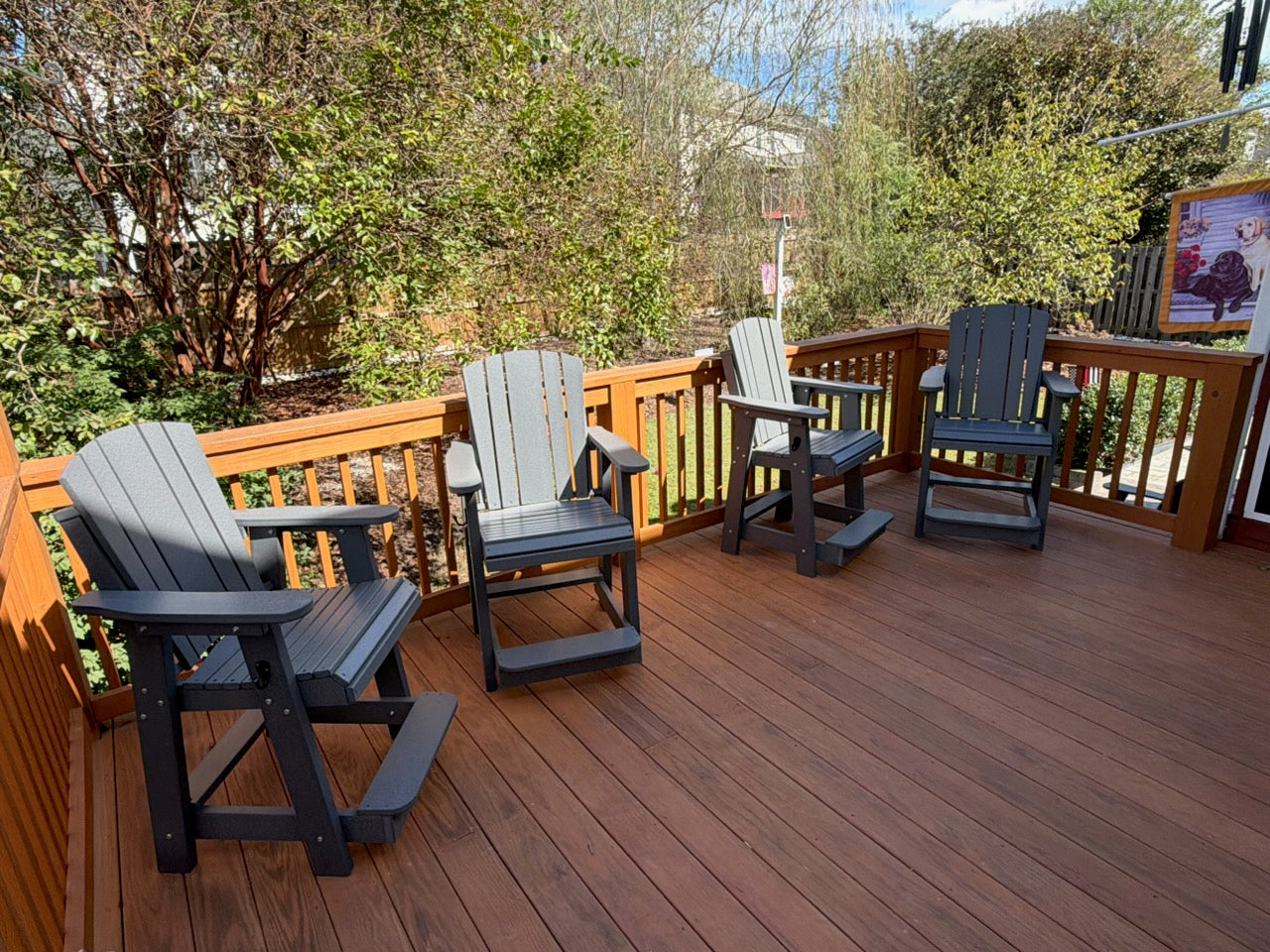 DURAWEATHER POLY® Plantation Adirondack Chair Counter Height