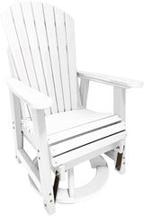 QUICK SHIP - DuraWeather Poly&reg; Swivel Glider Adirondack Chair