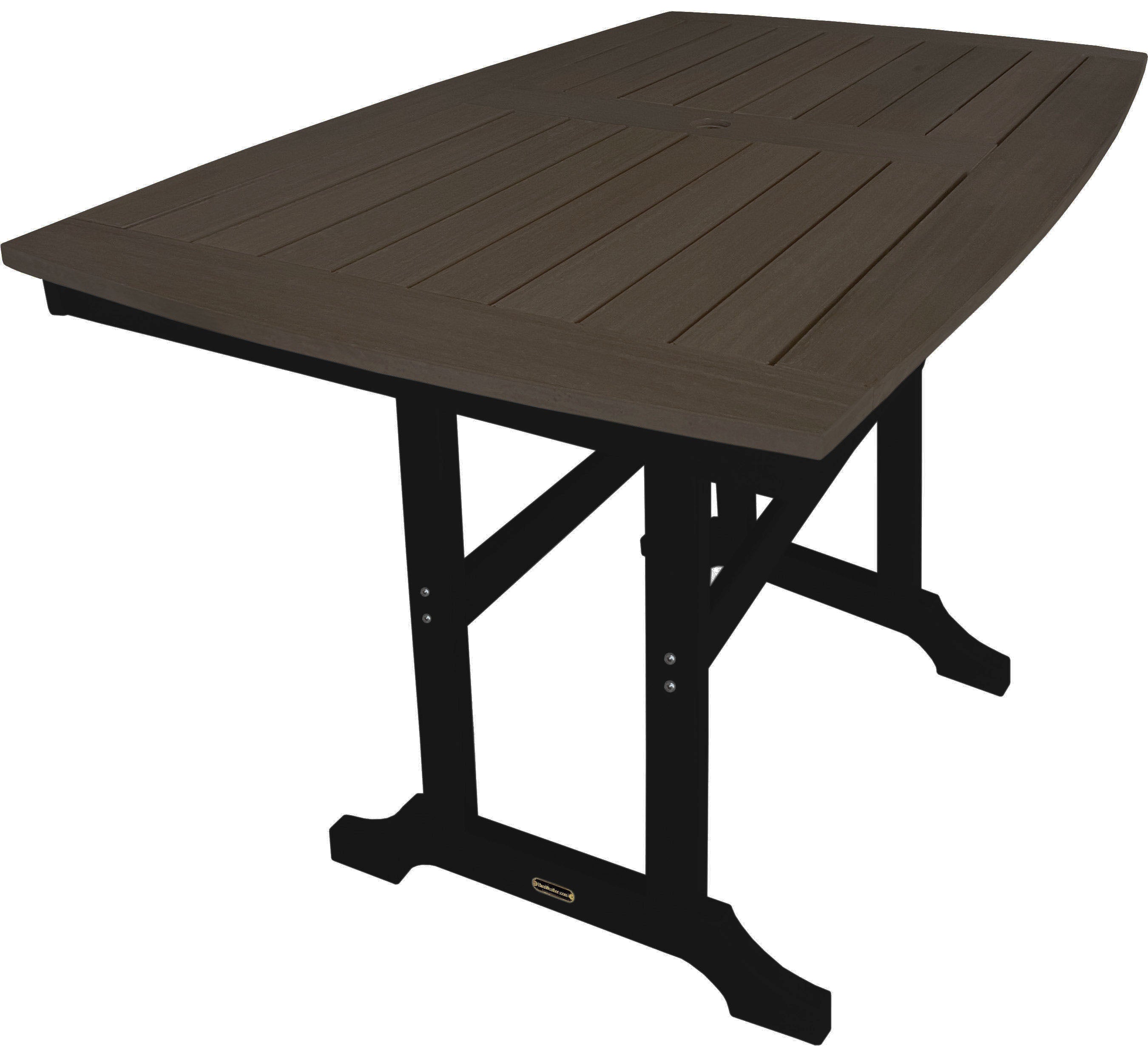 DURAWEATHER POLY® 7-Piece Lakeside Adirondack Counter Height Dining Table Set