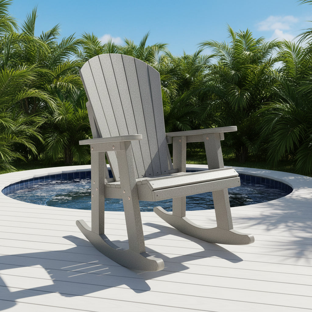 DURAWEATHER POLY® Adirondack Porch Rocker Lakeside