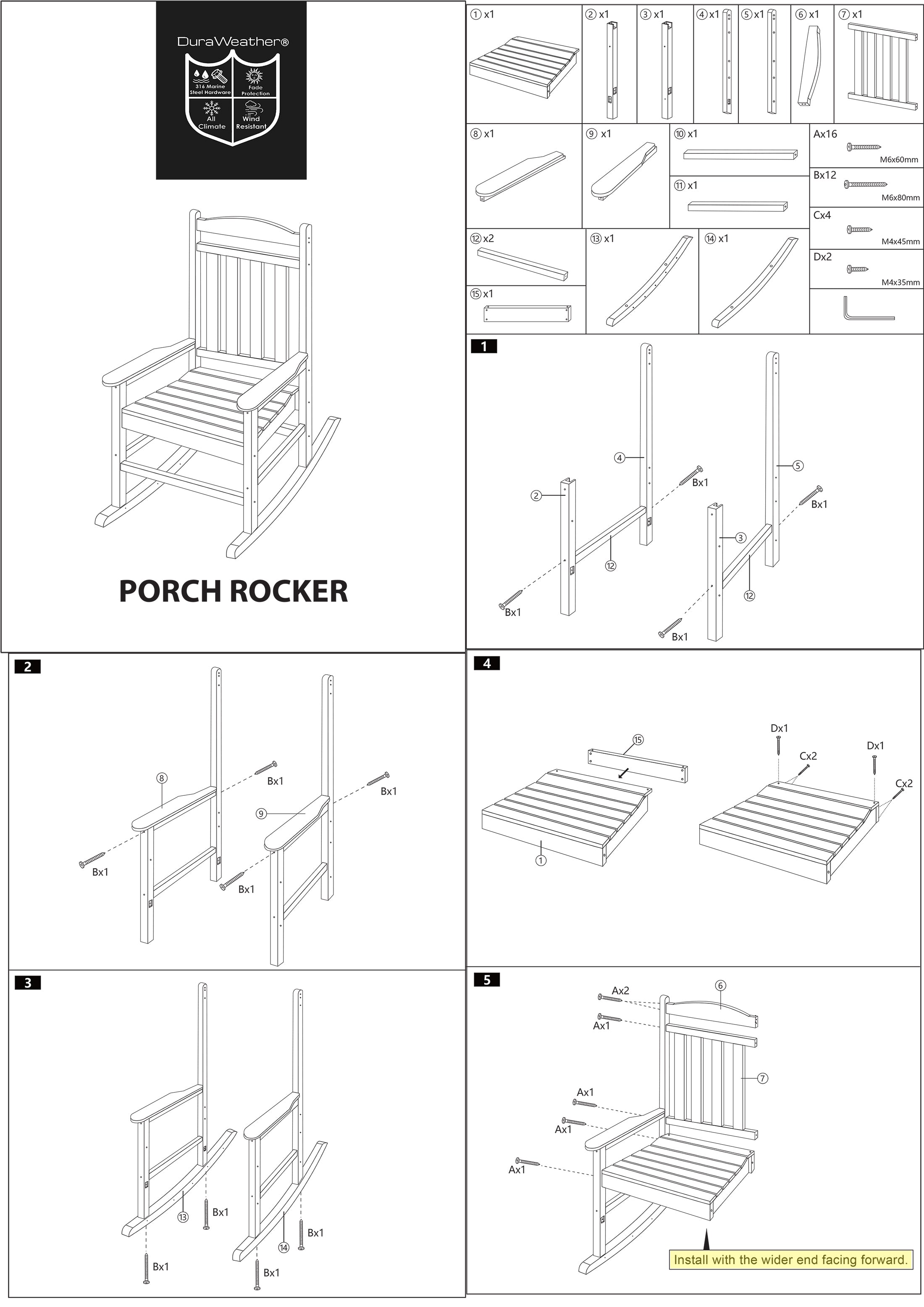 Presidential Porch Rocker