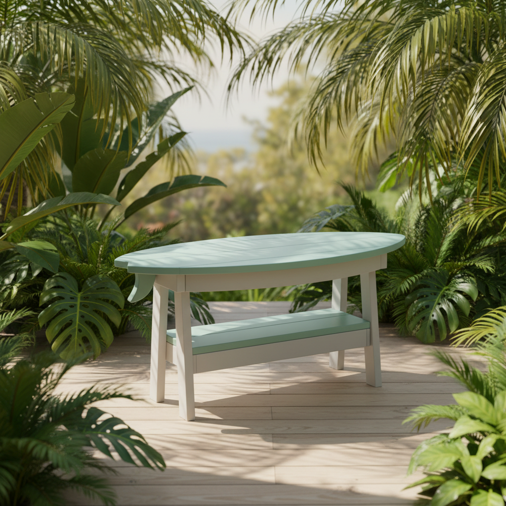 DuraWeather Poly SURFBOARD COFFEE TABLE