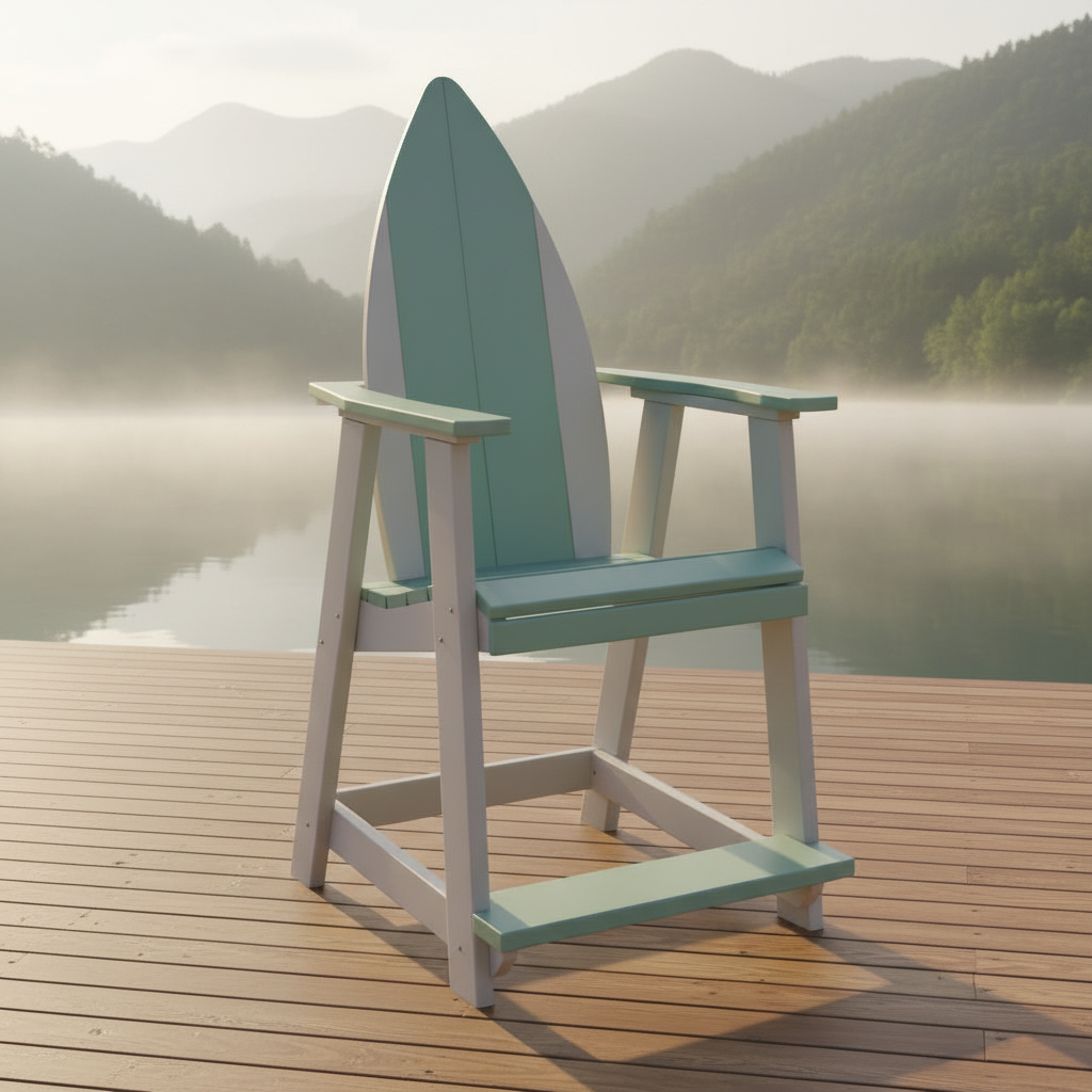 DuraWeather Poly SURFBOARD NOSE BALCONY CHAIR