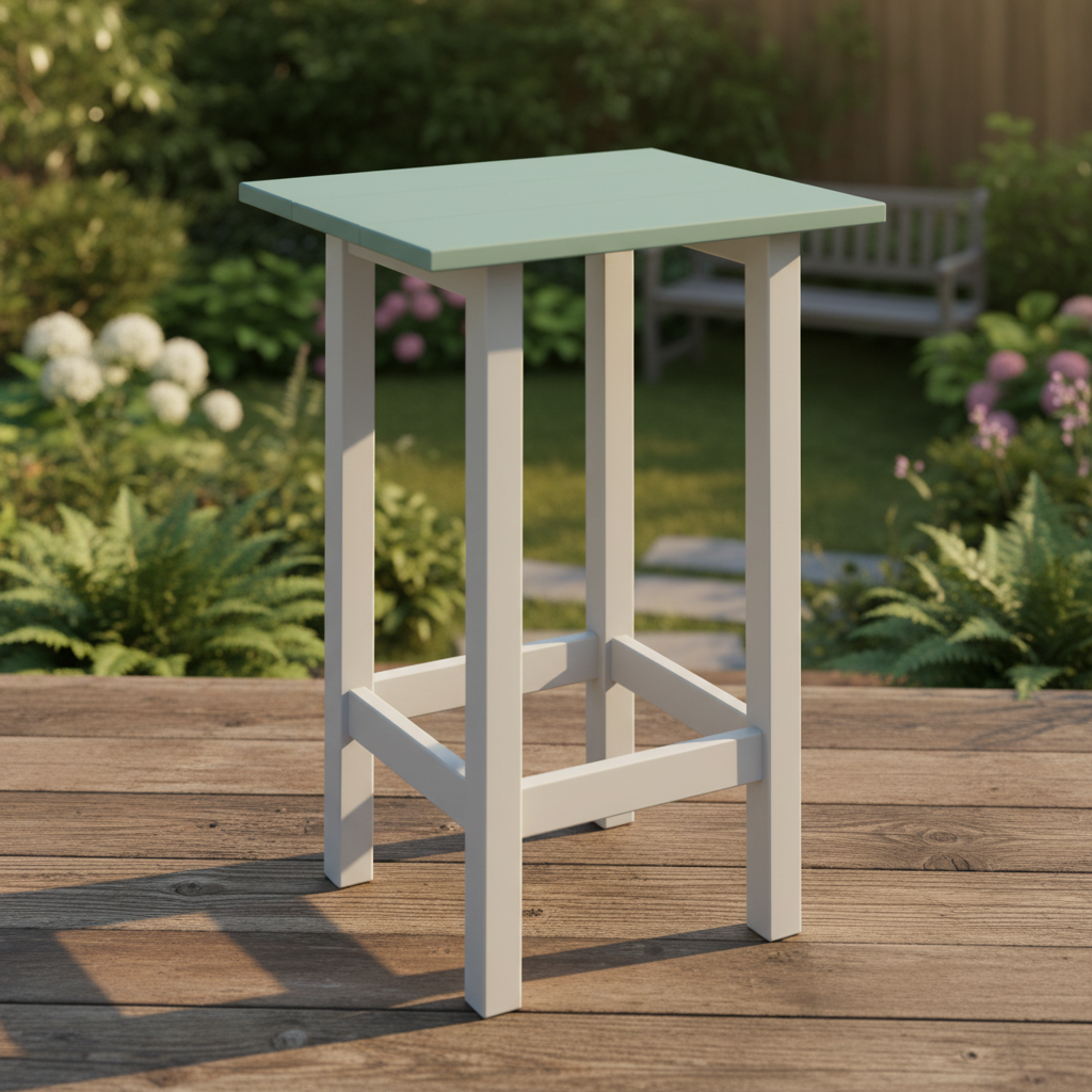 DuraWeather Poly MODERN BALCONY END TABLE