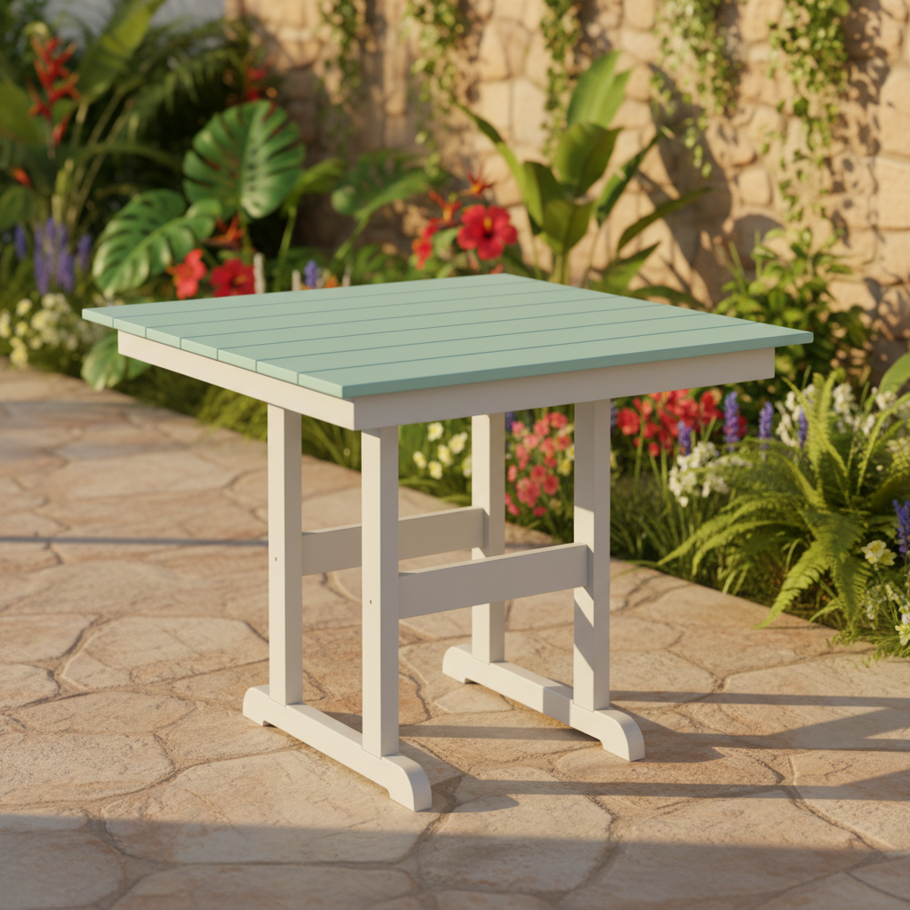 DuraWeather Poly 38 SQUARE TABLE