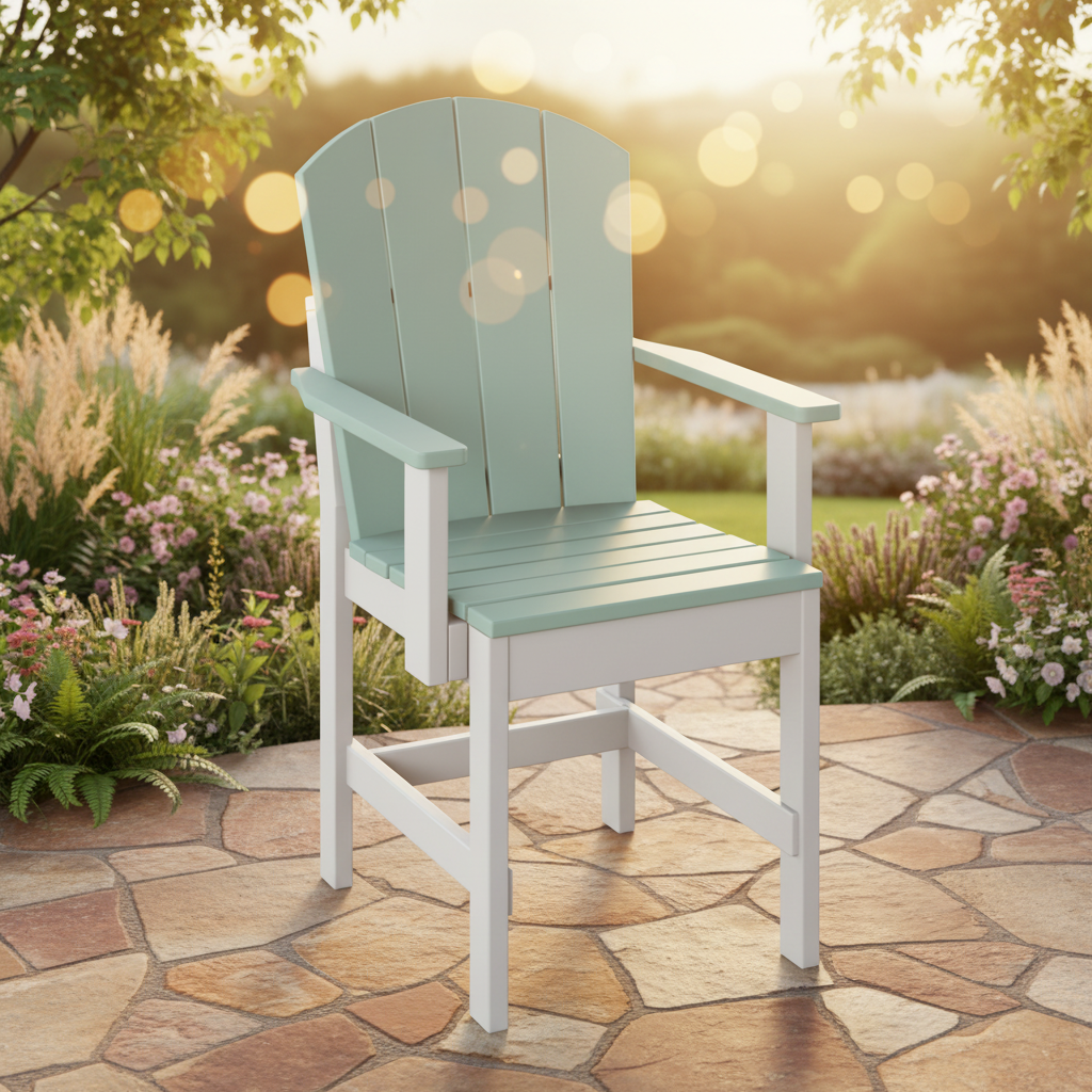 DuraWeather Poly FANBACK DINING CHAIR