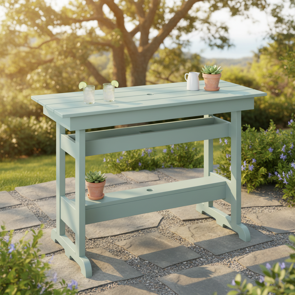 DuraWeather Poly BAR TABLE