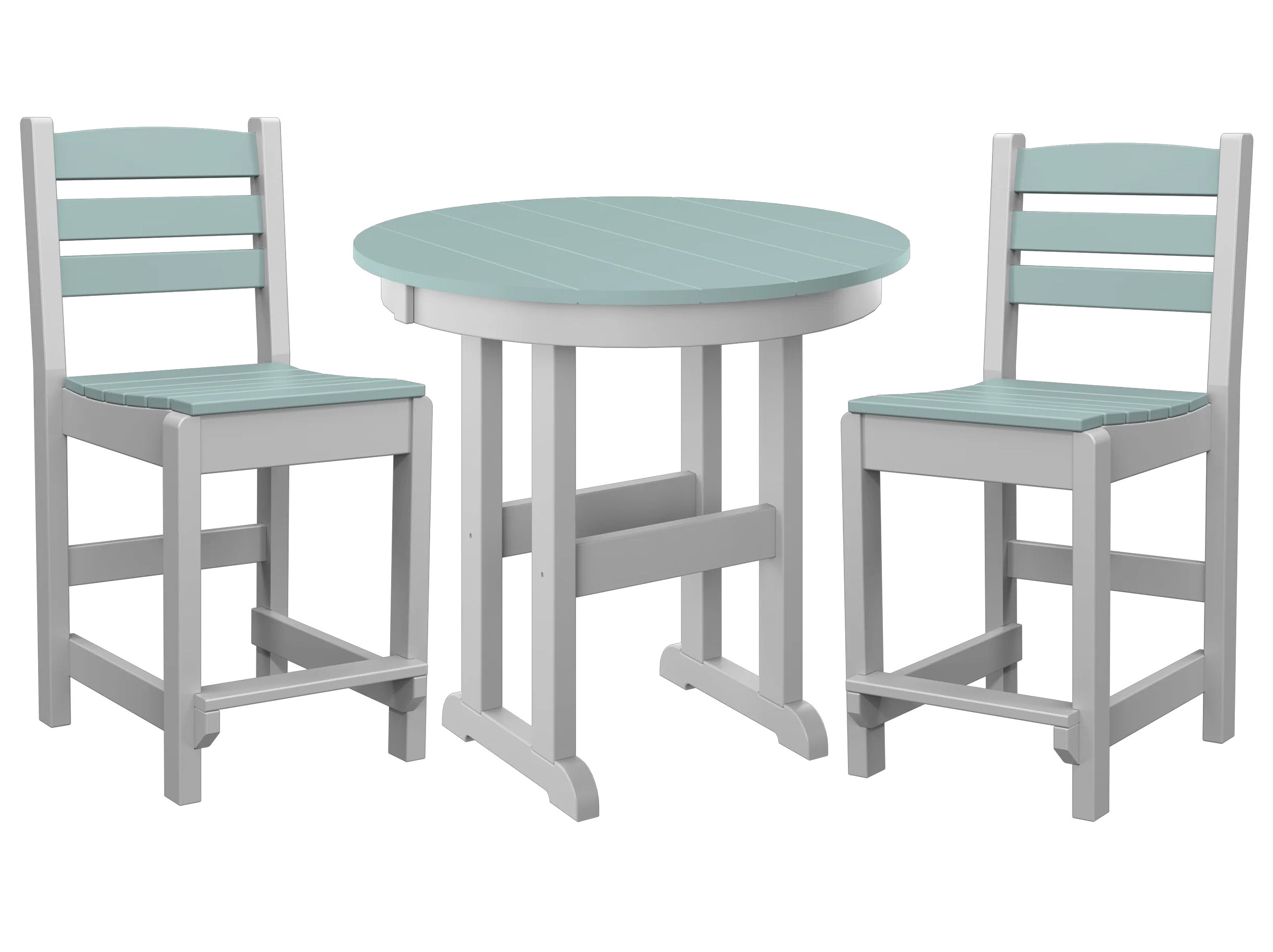 3-Piece Counter Bistro Set Armless