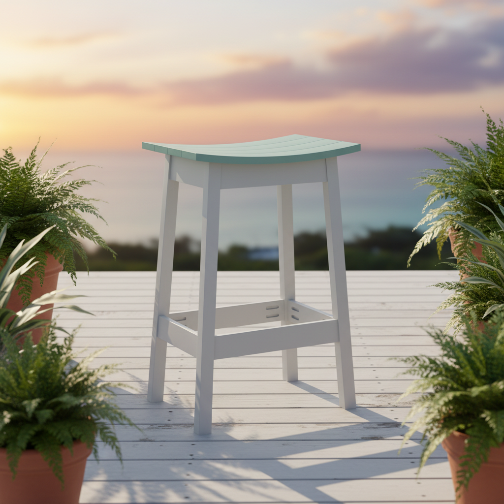 DuraWeather Poly SADDLE STOOL