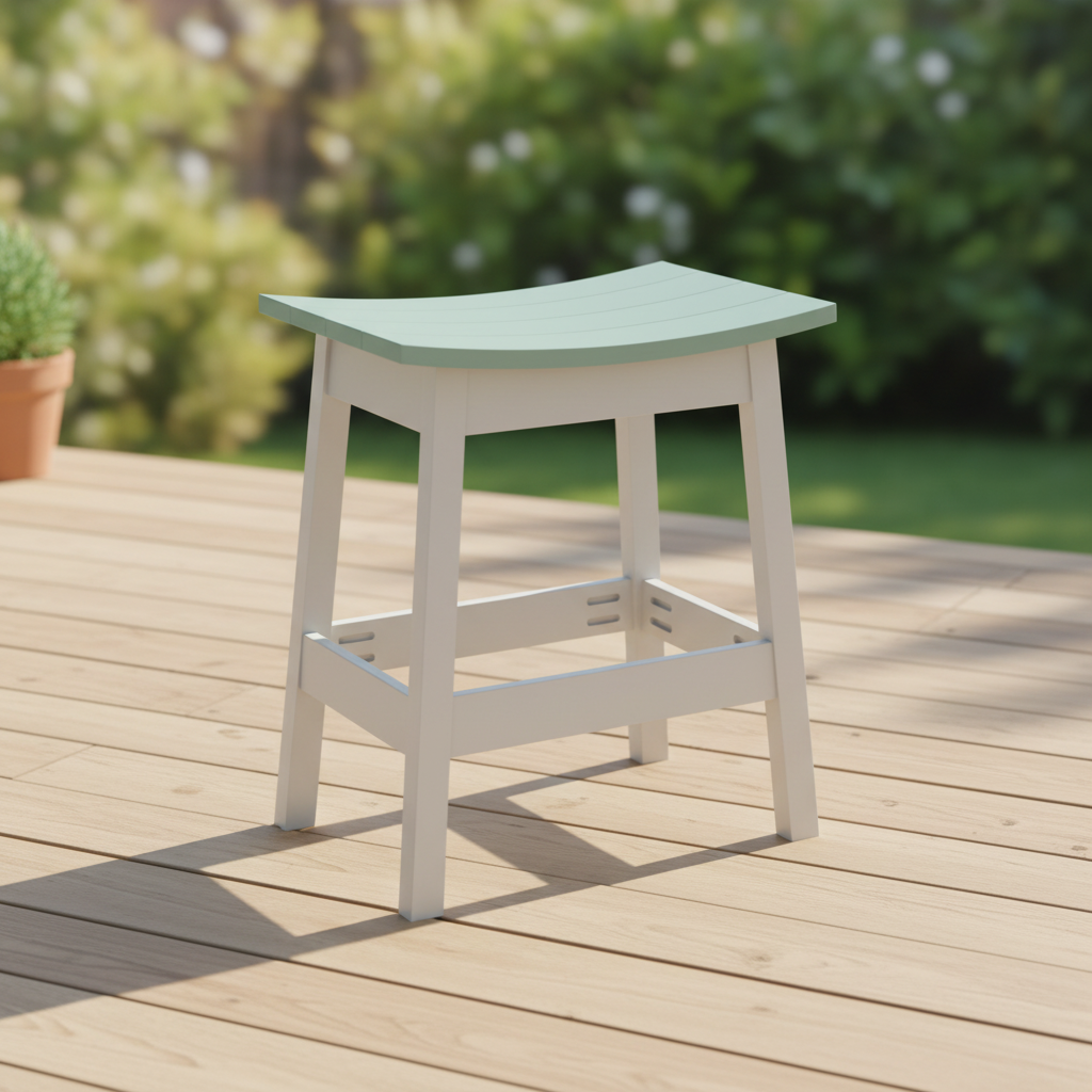 DuraWeather Poly SADDLE STOOL