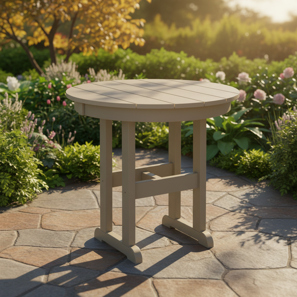 DuraWeather Poly 33" ROUND TABLE