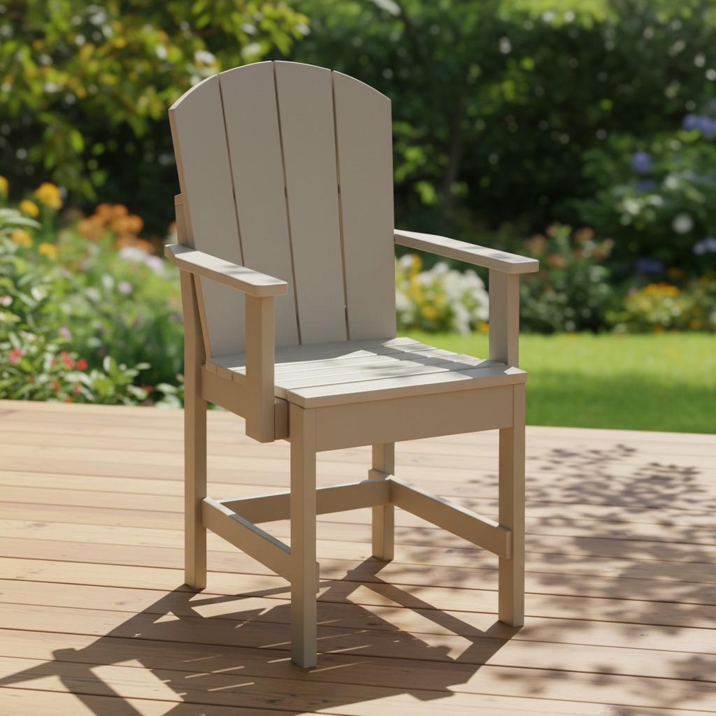 DuraWeather Poly FANBACK DINING CHAIR