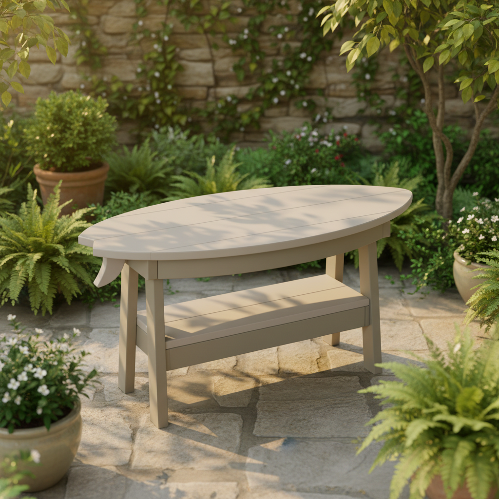 DuraWeather Poly SURFBOARD COFFEE TABLE