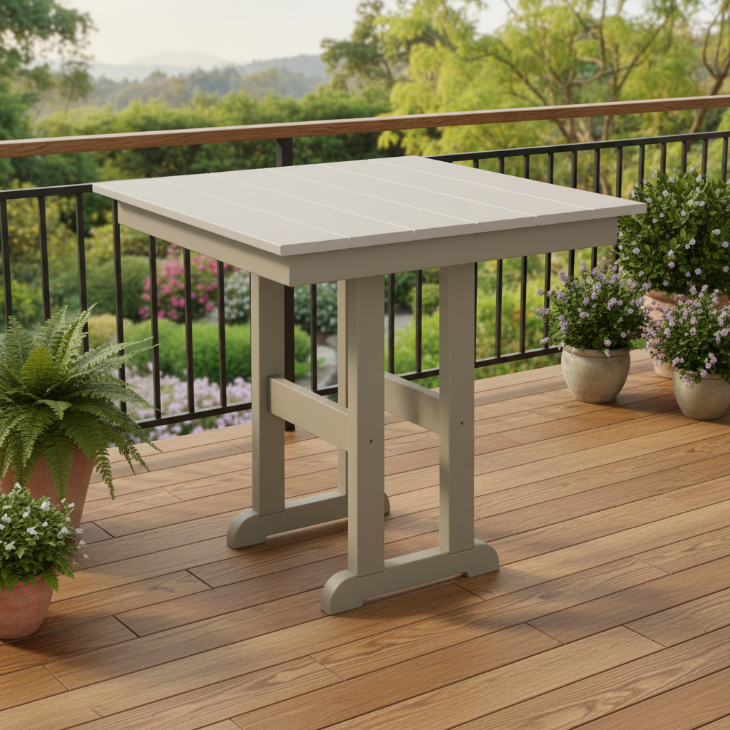 DuraWeather Poly 33 SQUARE TABLE