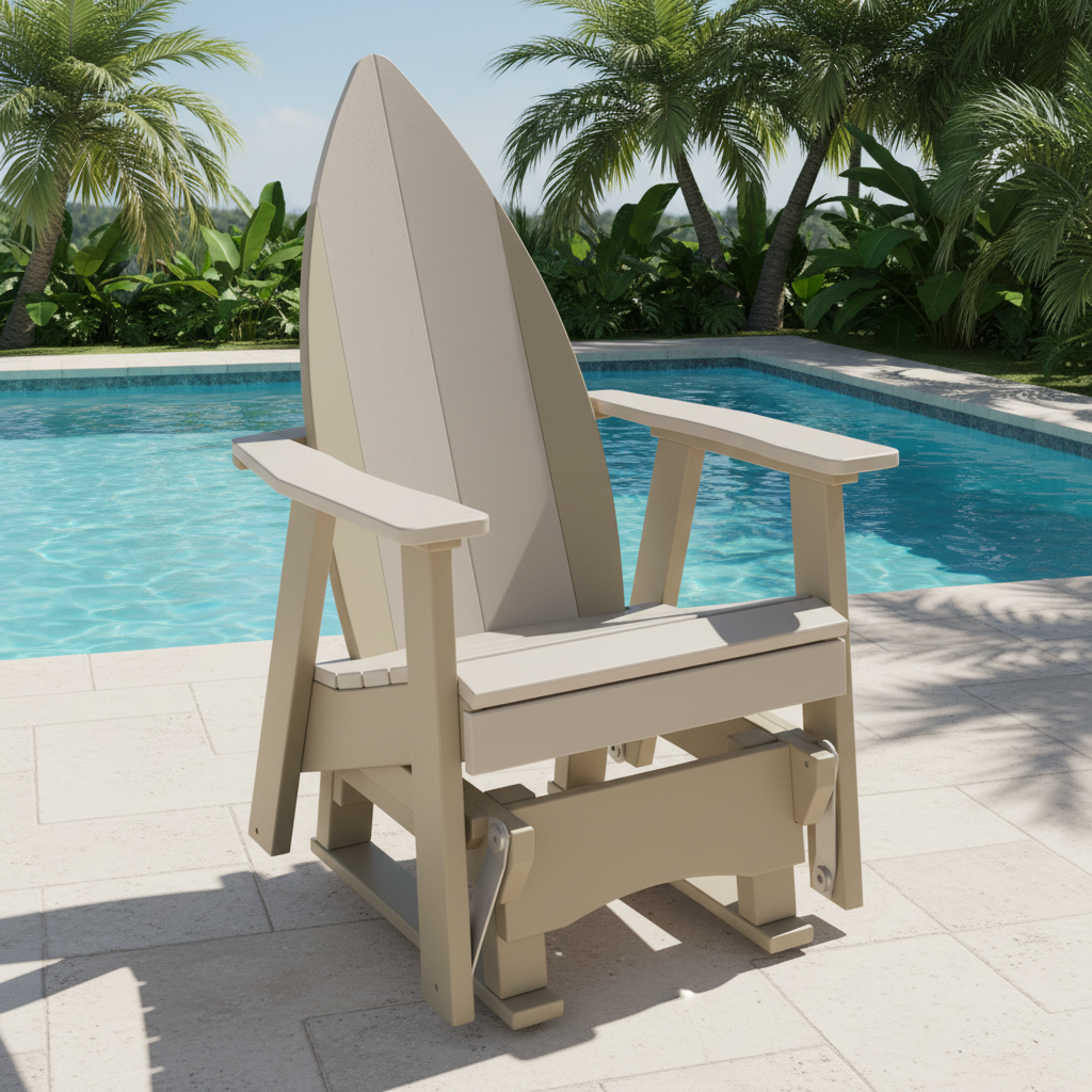 DuraWeather Poly SURFBOARD NOSE 2 GLIDER CHAIR