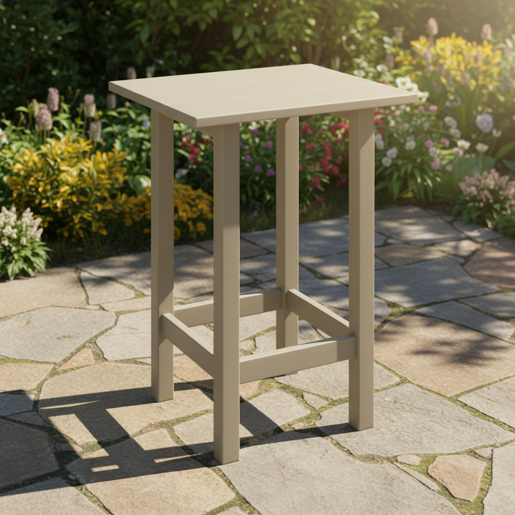 DuraWeather Poly MODERN BALCONY END TABLE
