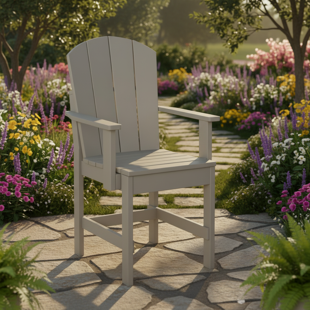 DuraWeather Poly FANBACK DINING CHAIR