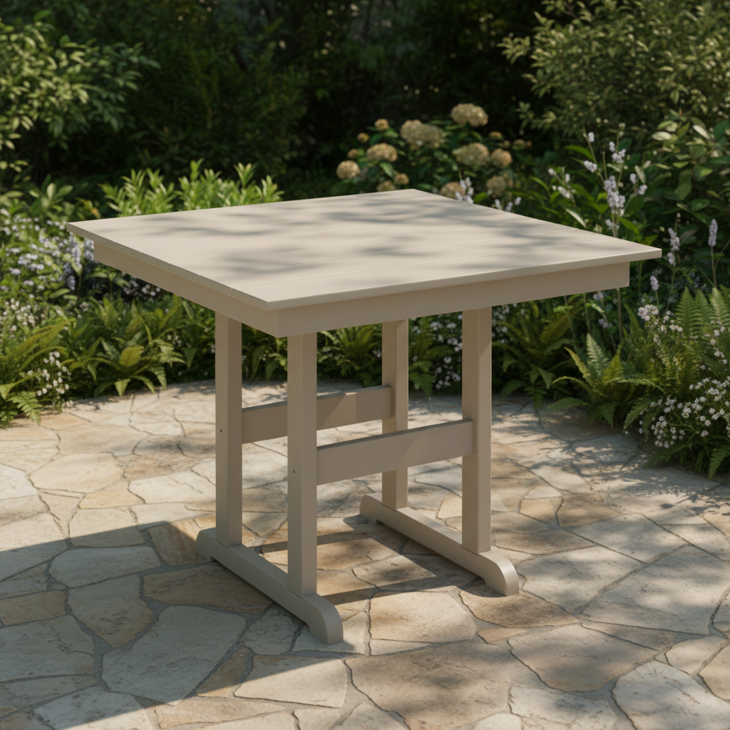DuraWeather Poly 38 SQUARE TABLE