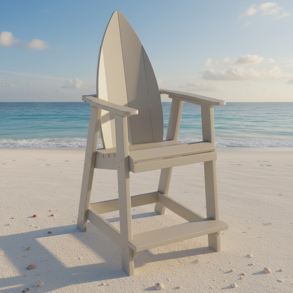 DuraWeather Poly SURFBOARD NOSE BALCONY CHAIR