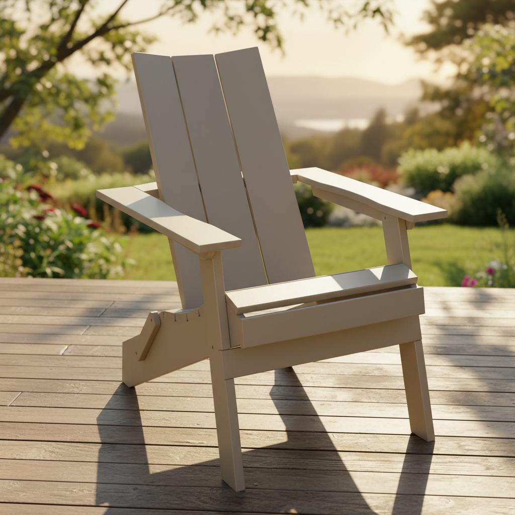 DuraWeather Poly MODERN FOLDING ADIRONDACK