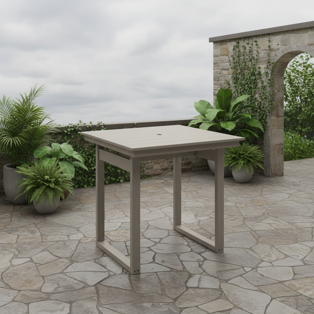 DuraWeather Poly MODERN 38 SQUARE TABLE
