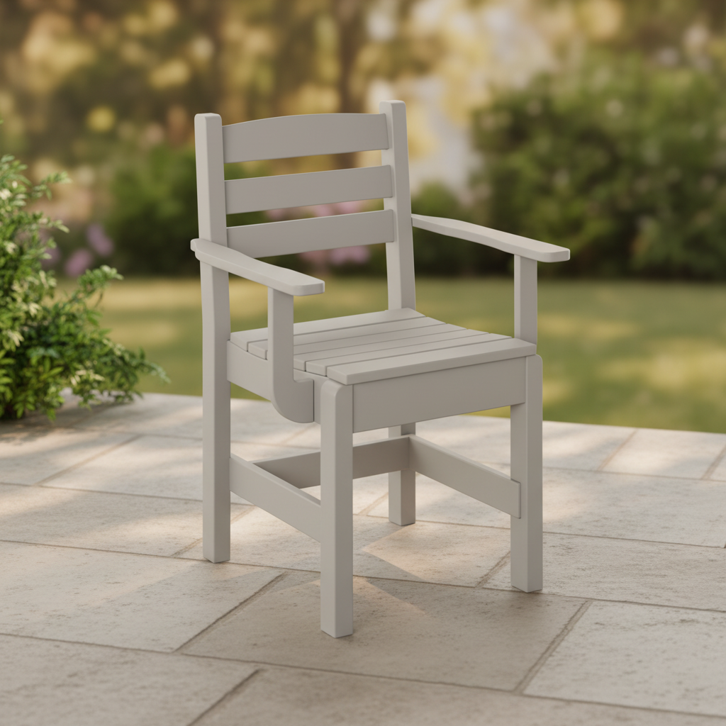 DuraWeather Poly DINING CAPTAIN CHAIR