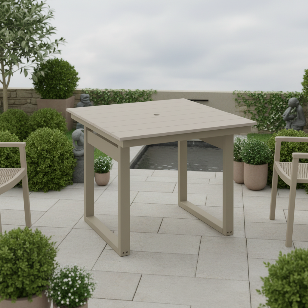 DuraWeather Poly MODERN 38 SQUARE TABLE