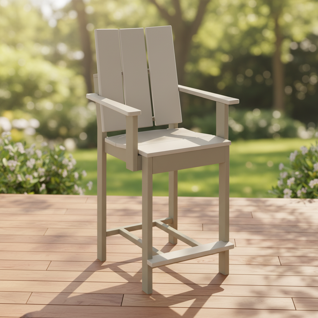 DuraWeather Poly MODERN DINING CHAIR