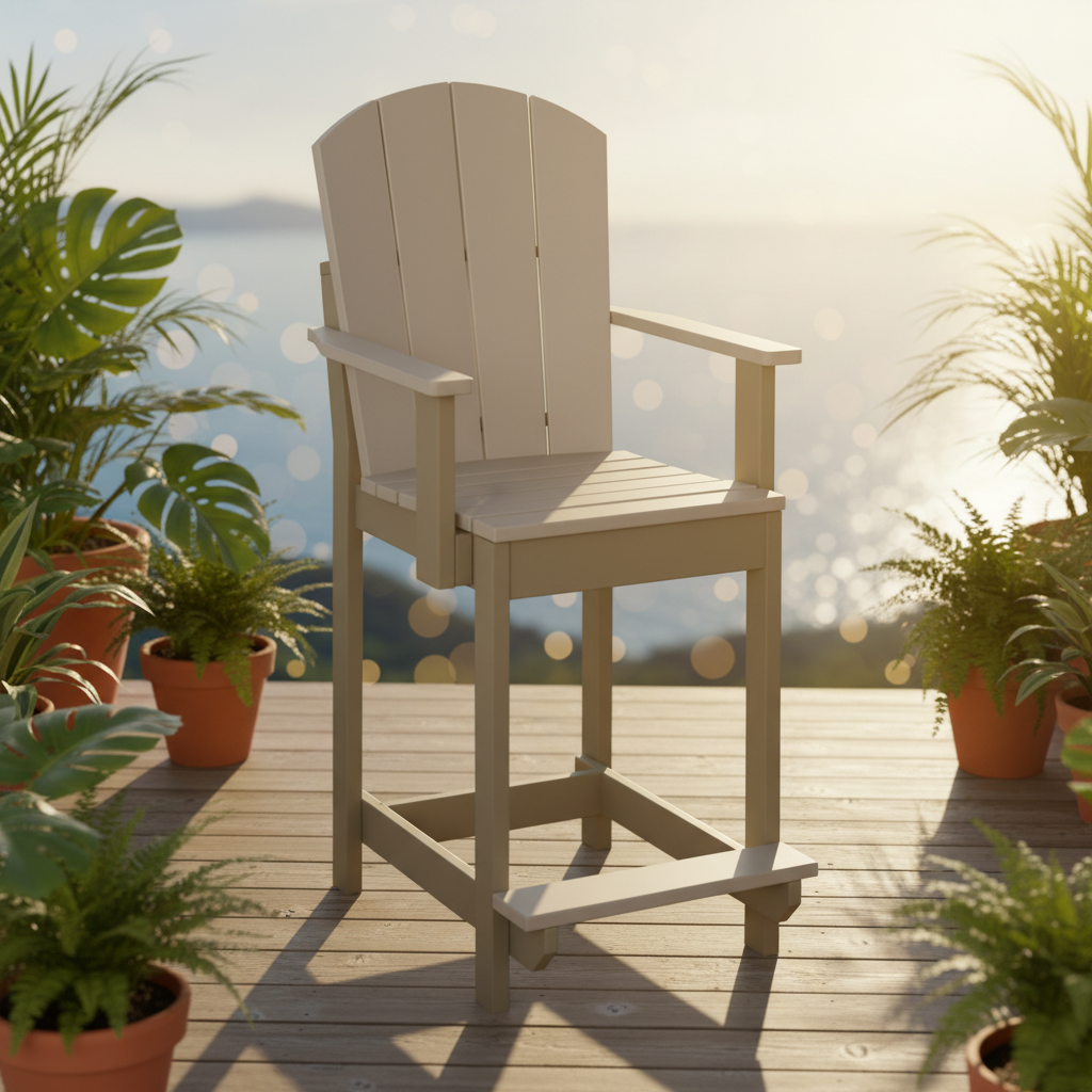 DuraWeather Poly FANBACK DINING CHAIR