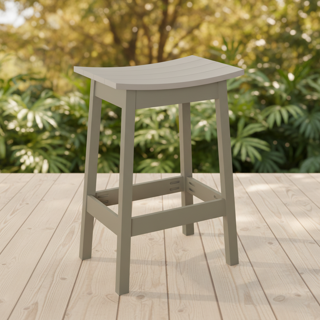 DuraWeather Poly SADDLE STOOL