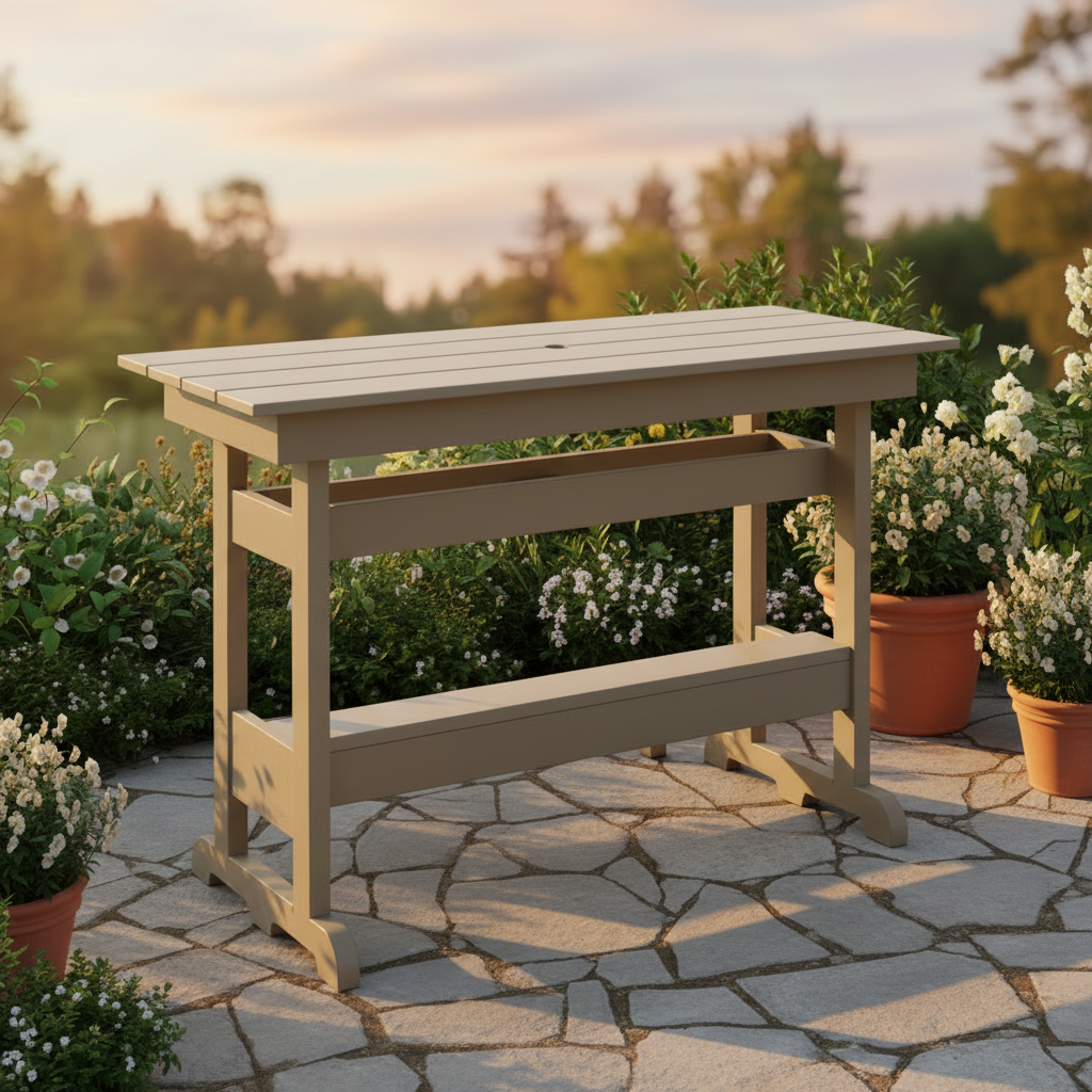 DuraWeather Poly BAR TABLE