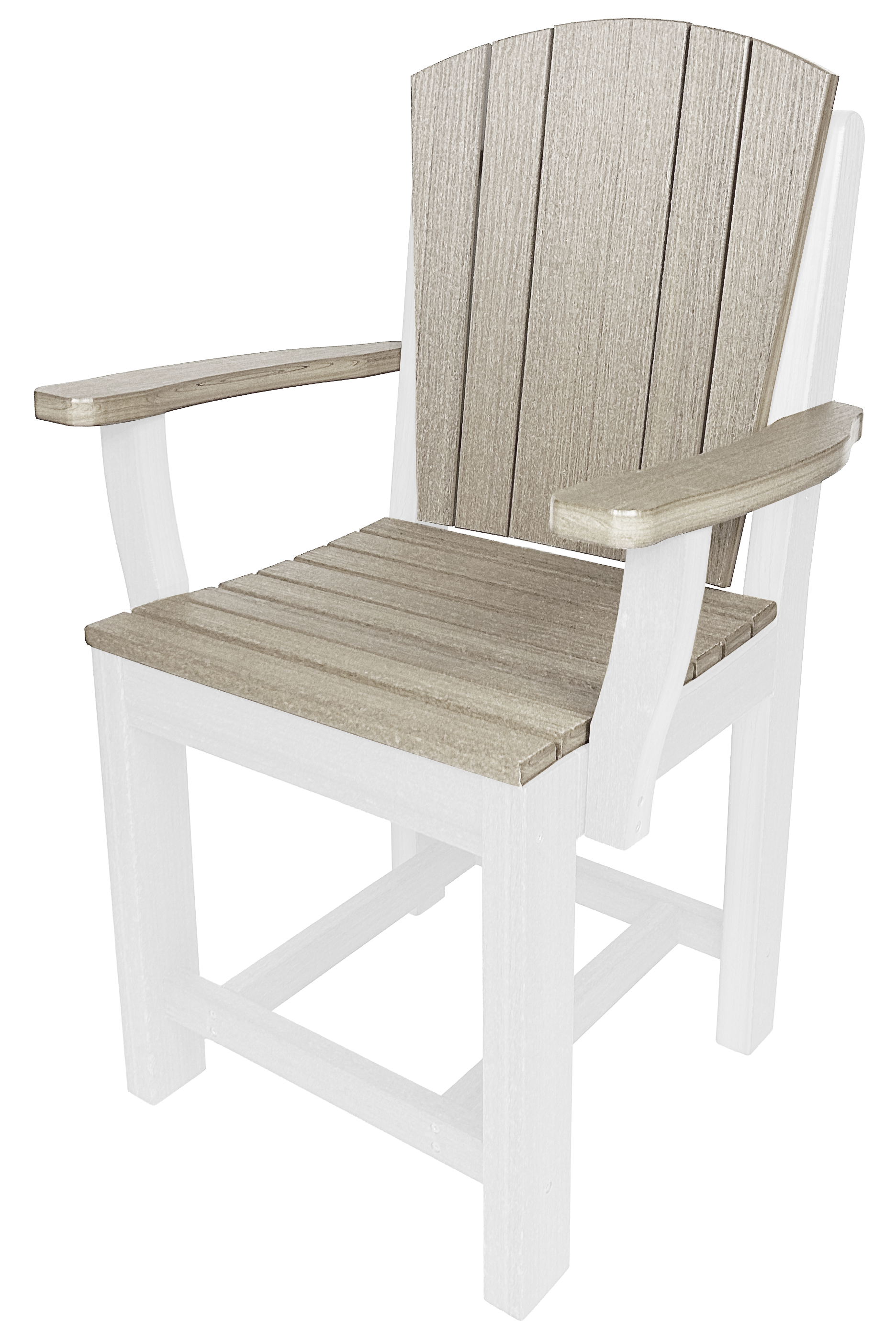 7-Piece Plantation Dining Set With 6 Arm Chairs