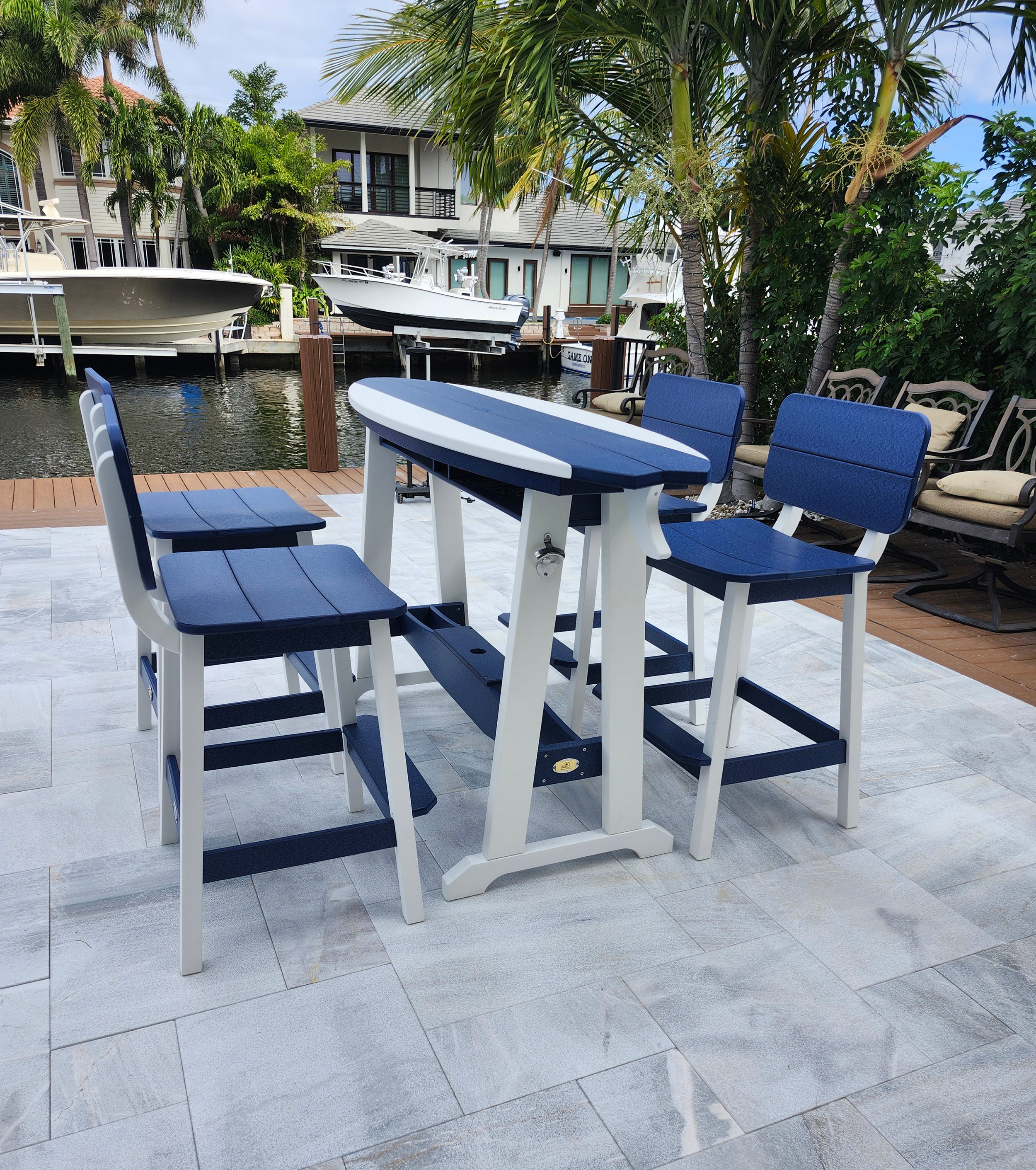 DURAWEATHER POLY® 5-Piece Surf's Up Counter Set