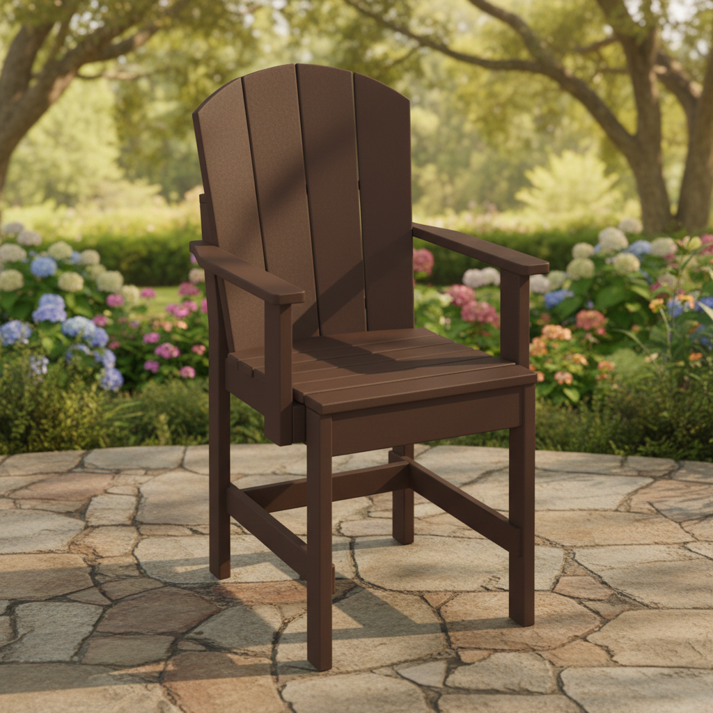 DuraWeather Poly FANBACK DINING CHAIR
