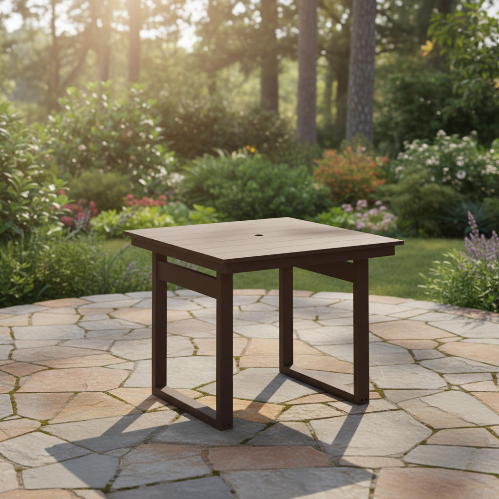 DuraWeather Poly MODERN 38 SQUARE TABLE