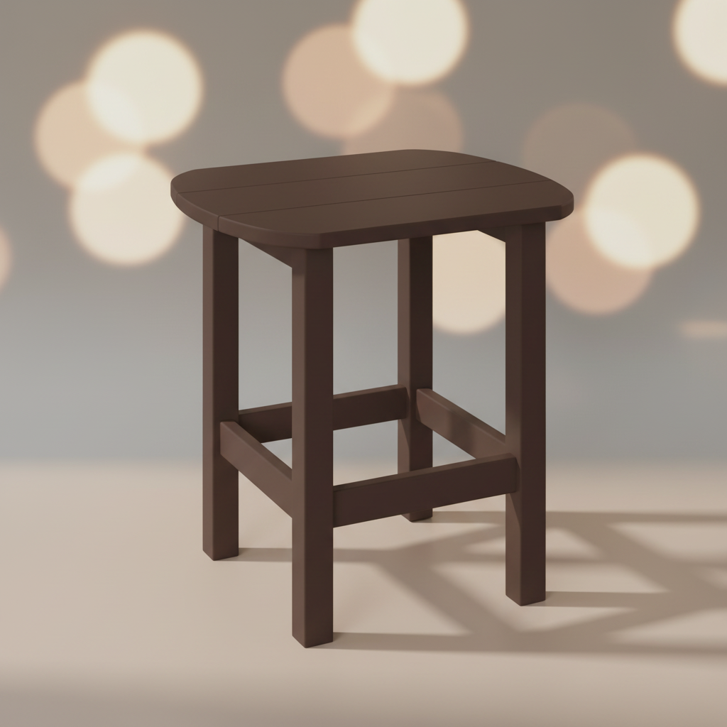 DuraWeather Poly OVAL END TABLE