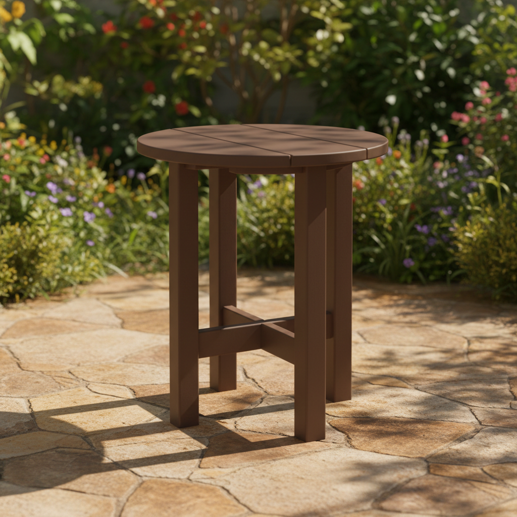 DuraWeather Poly ROUND END TABLE