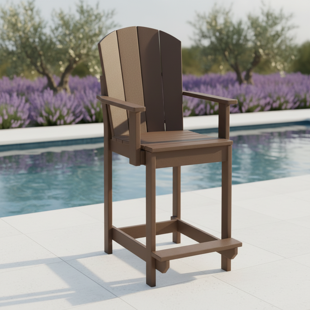 DuraWeather Poly FANBACK DINING CHAIR