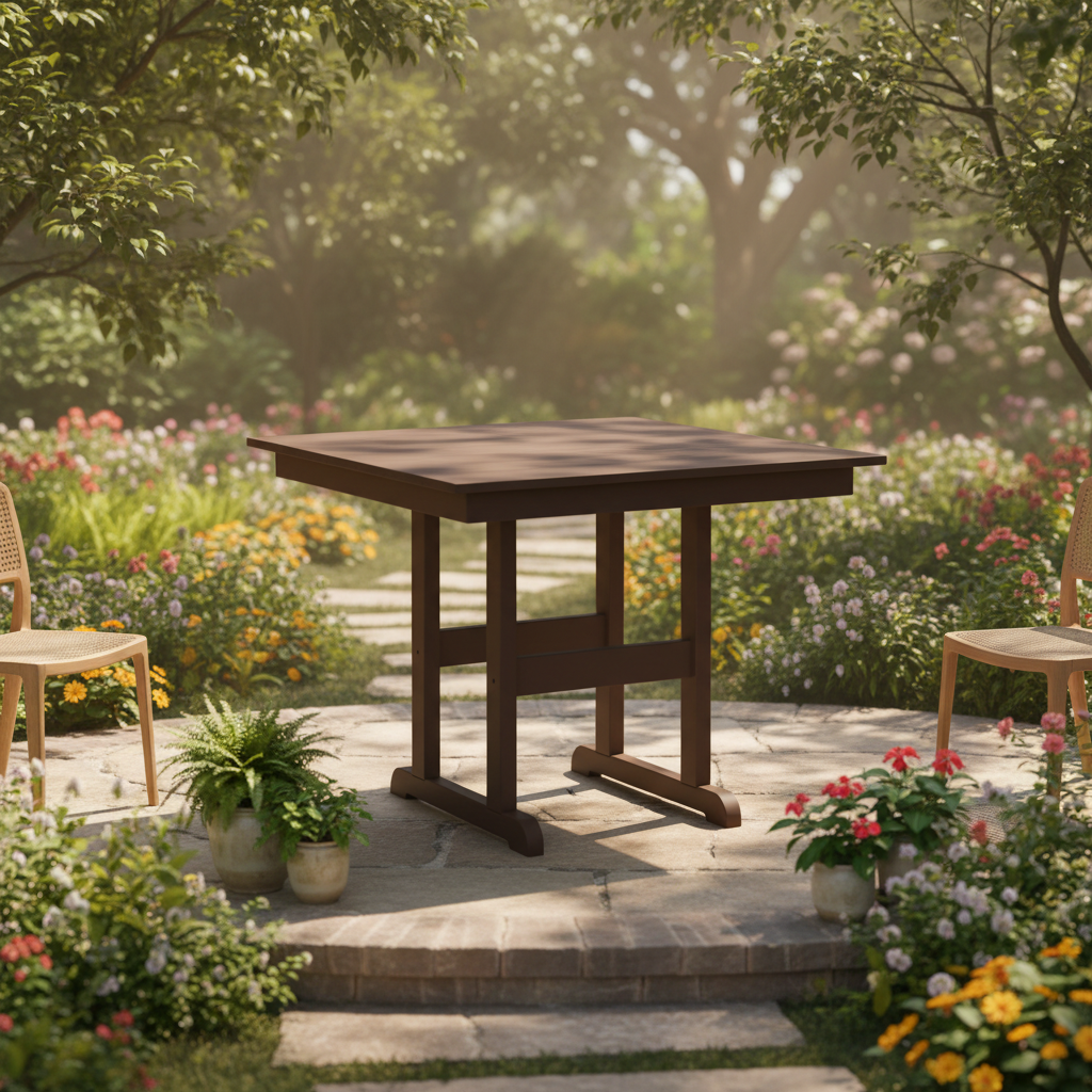 DuraWeather Poly 38 SQUARE TABLE