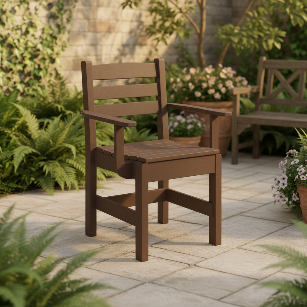 DuraWeather Poly DINING CAPTAIN CHAIR