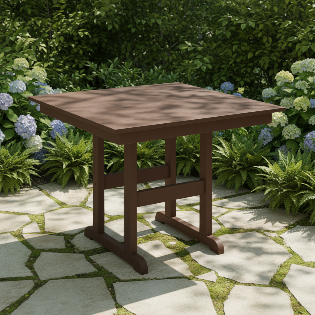 DuraWeather Poly 38 SQUARE TABLE