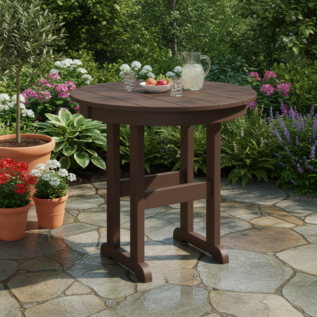 DuraWeather Poly 33" ROUND TABLE