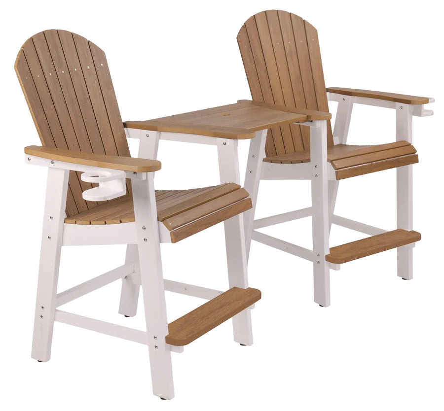 Counter Height Bistro Tete-a-tete With Cupholders