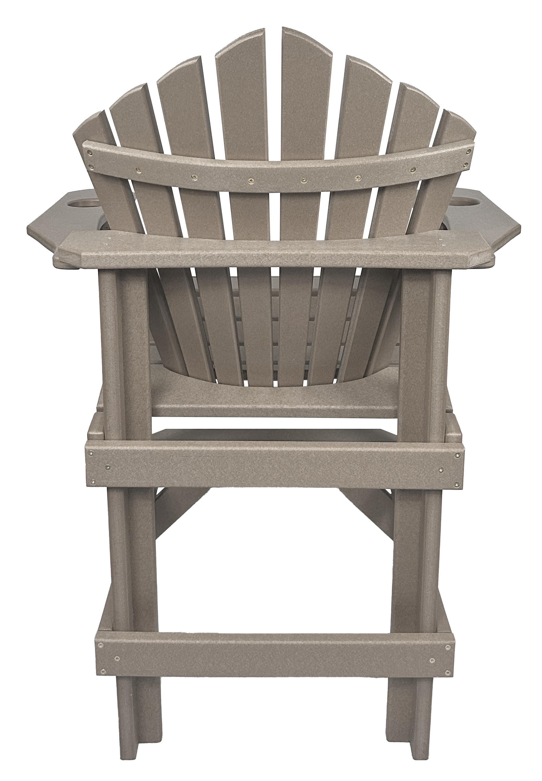 7-Piece 60”rd. Bridgewater Counter Set With Built In Cupholders