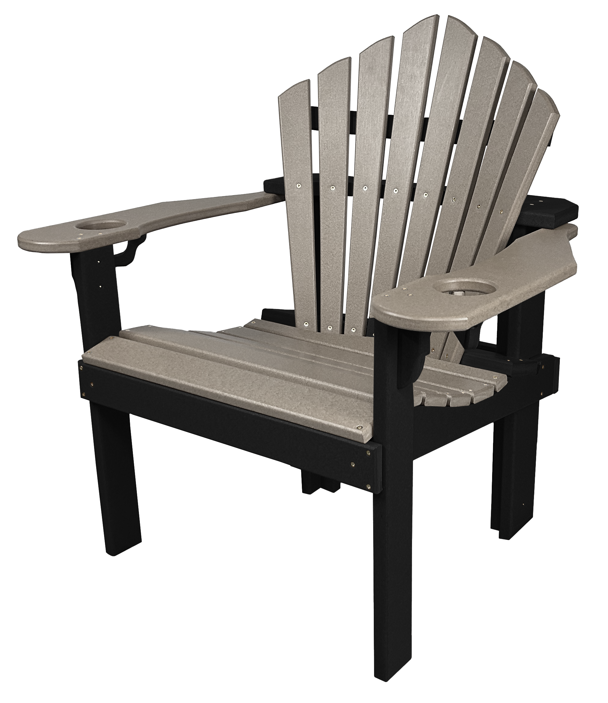 7-Piece 60”rd. Bridgewater Dining Set With Built In Cupholders