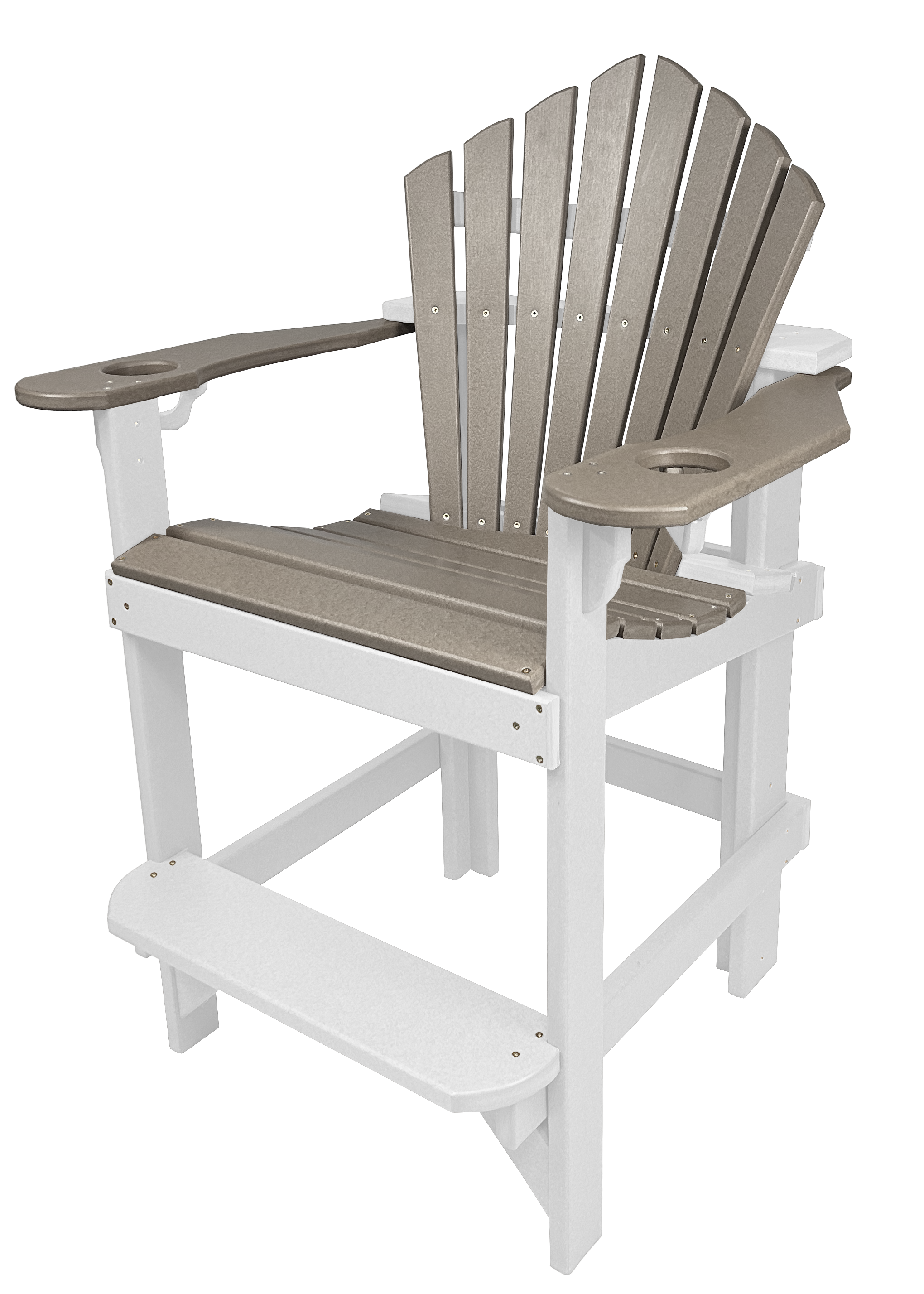 Set of 6 - Bridgewater Counter Chairs With Built In Cupholders