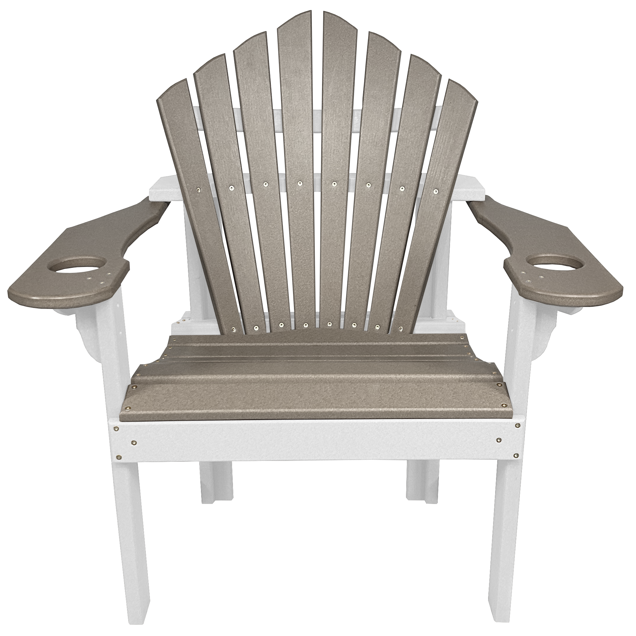 7-Piece 60”rd. Bridgewater Dining Set With Built In Cupholders